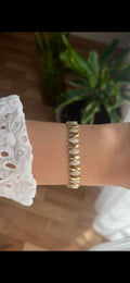 14K Xuping Oval Kesim Bileklik