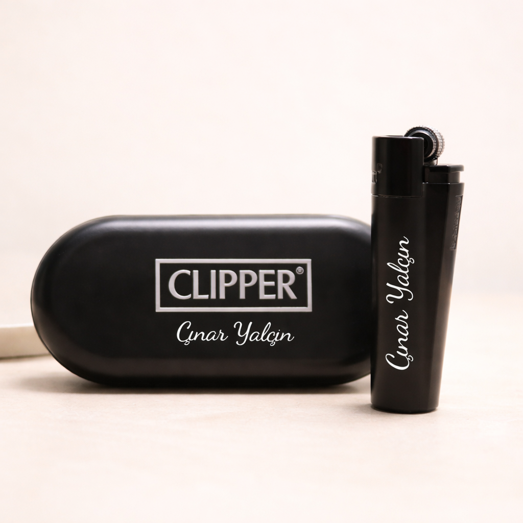 İsim Yazılabilir Orjinal Clipper Metal Çakmak