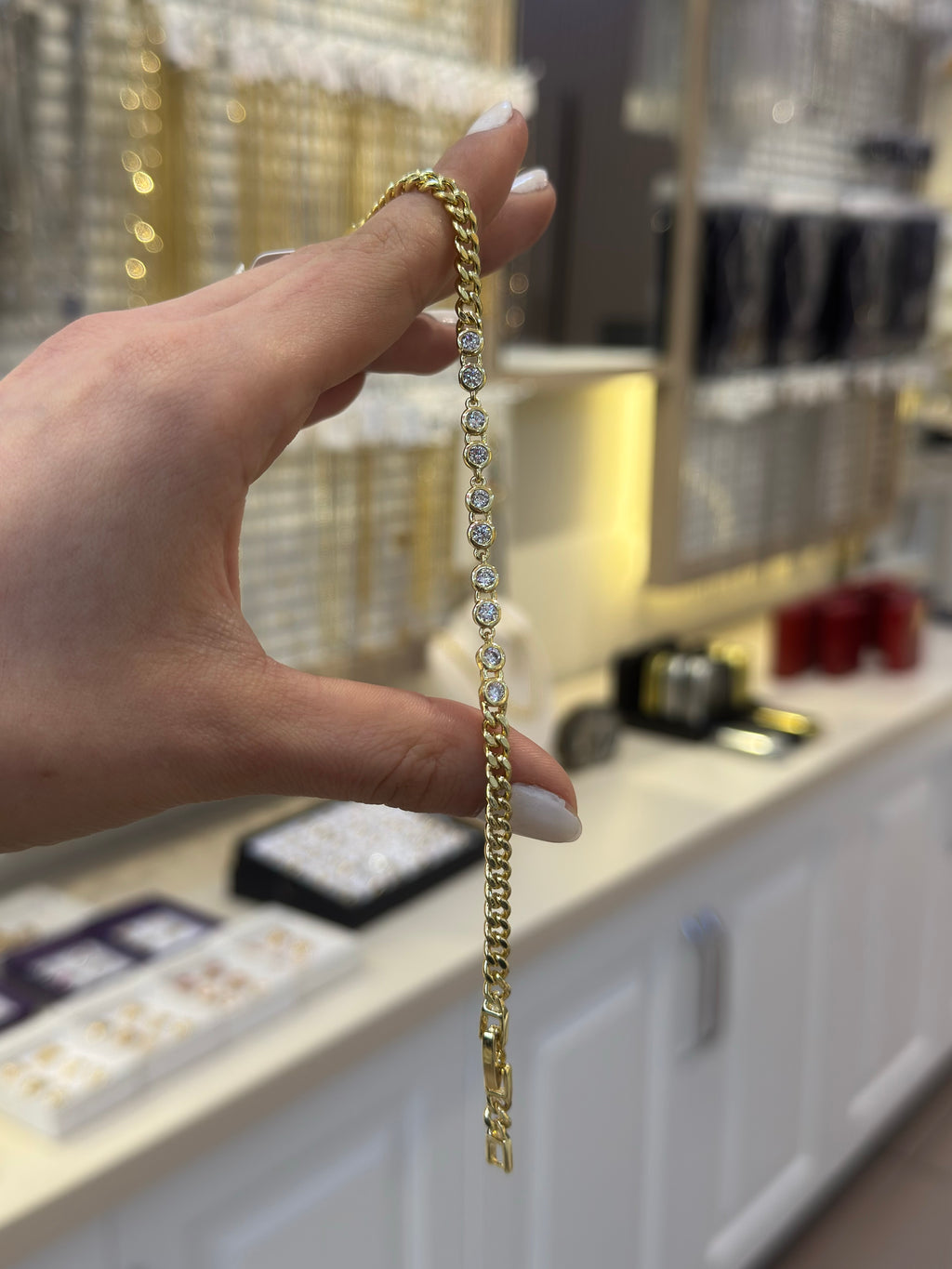 14K Xuping Taş Bileklik