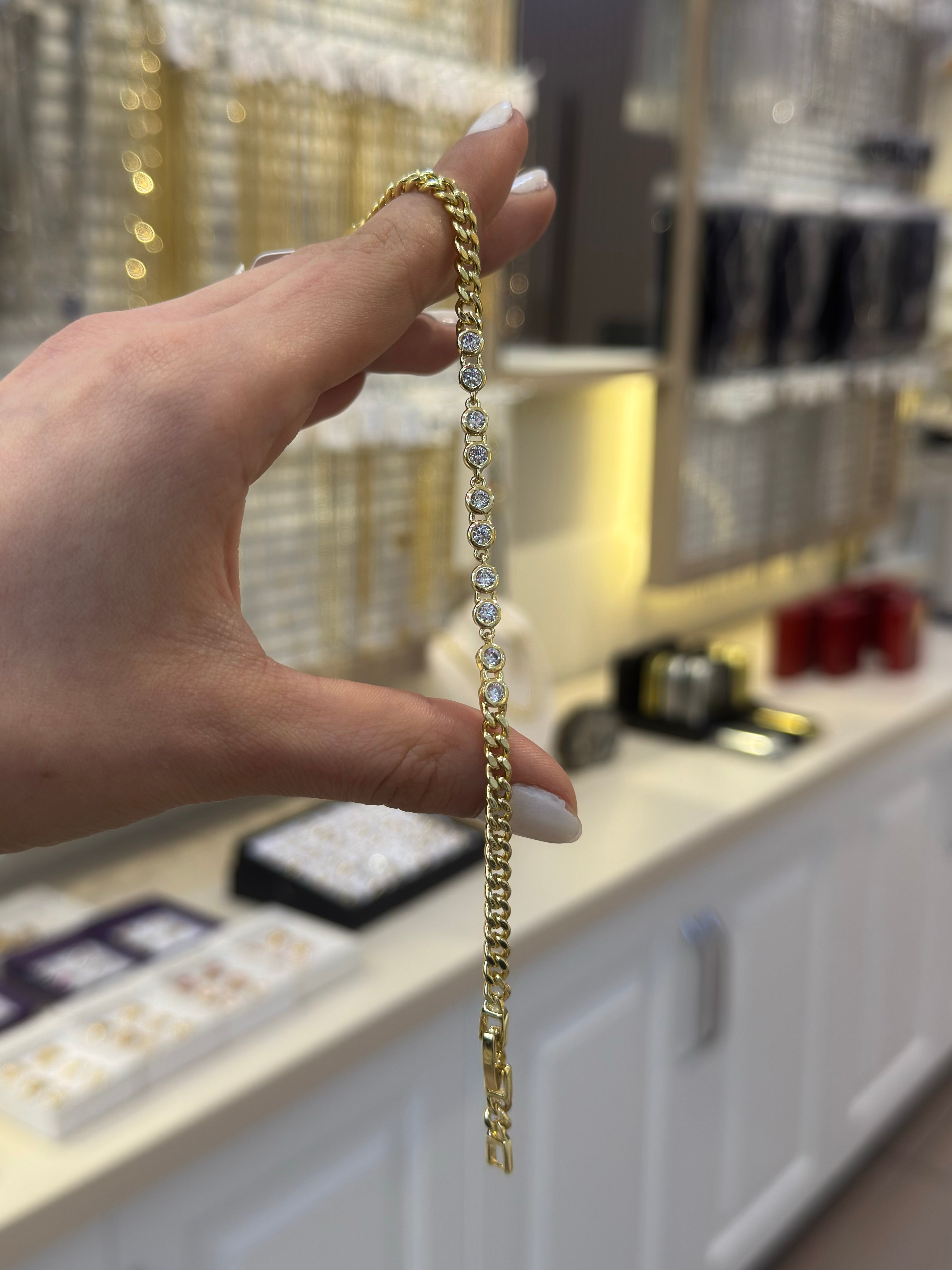 14K Xuping Taş Bileklik
