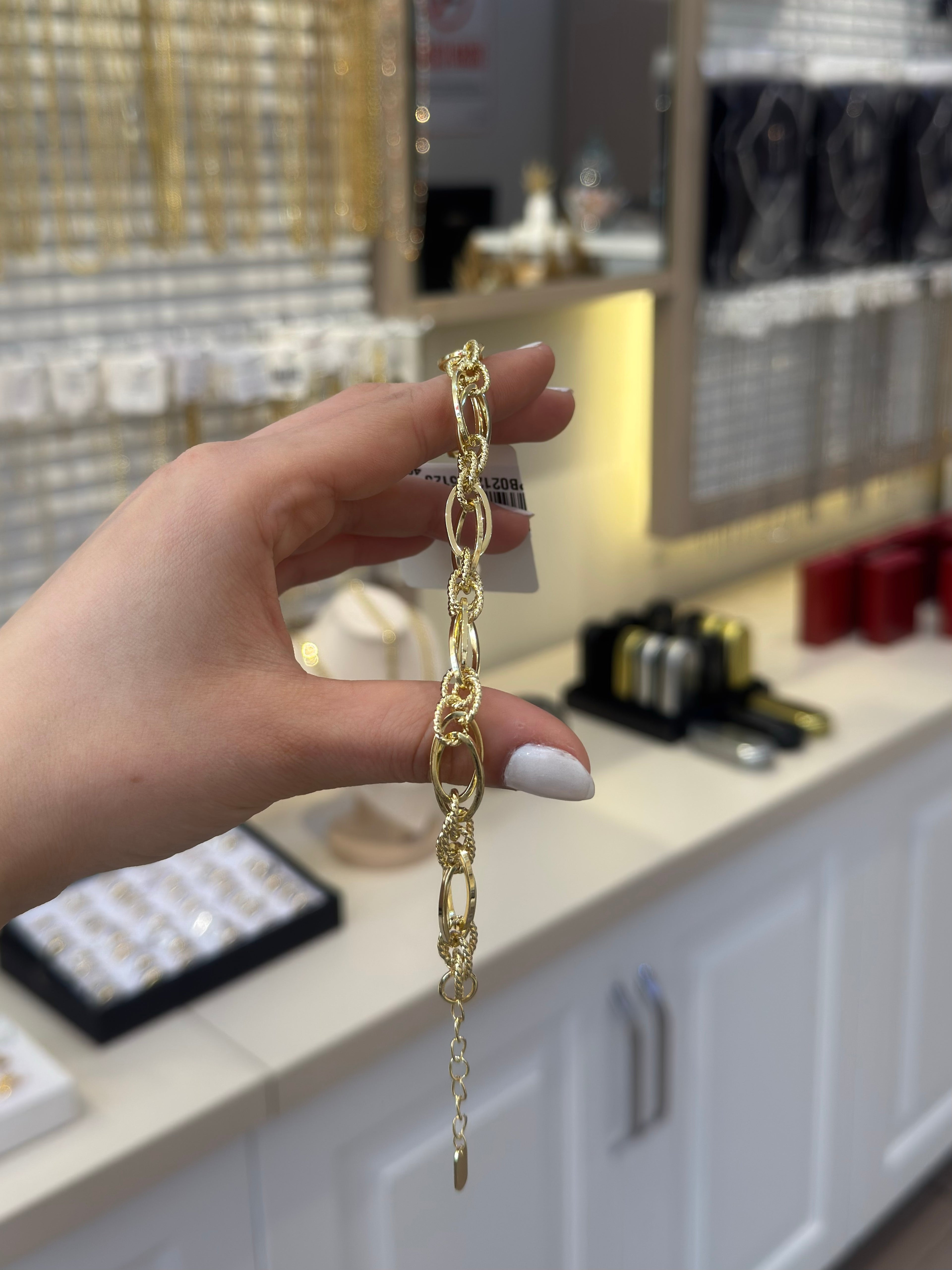 14K Hallow Bileklik