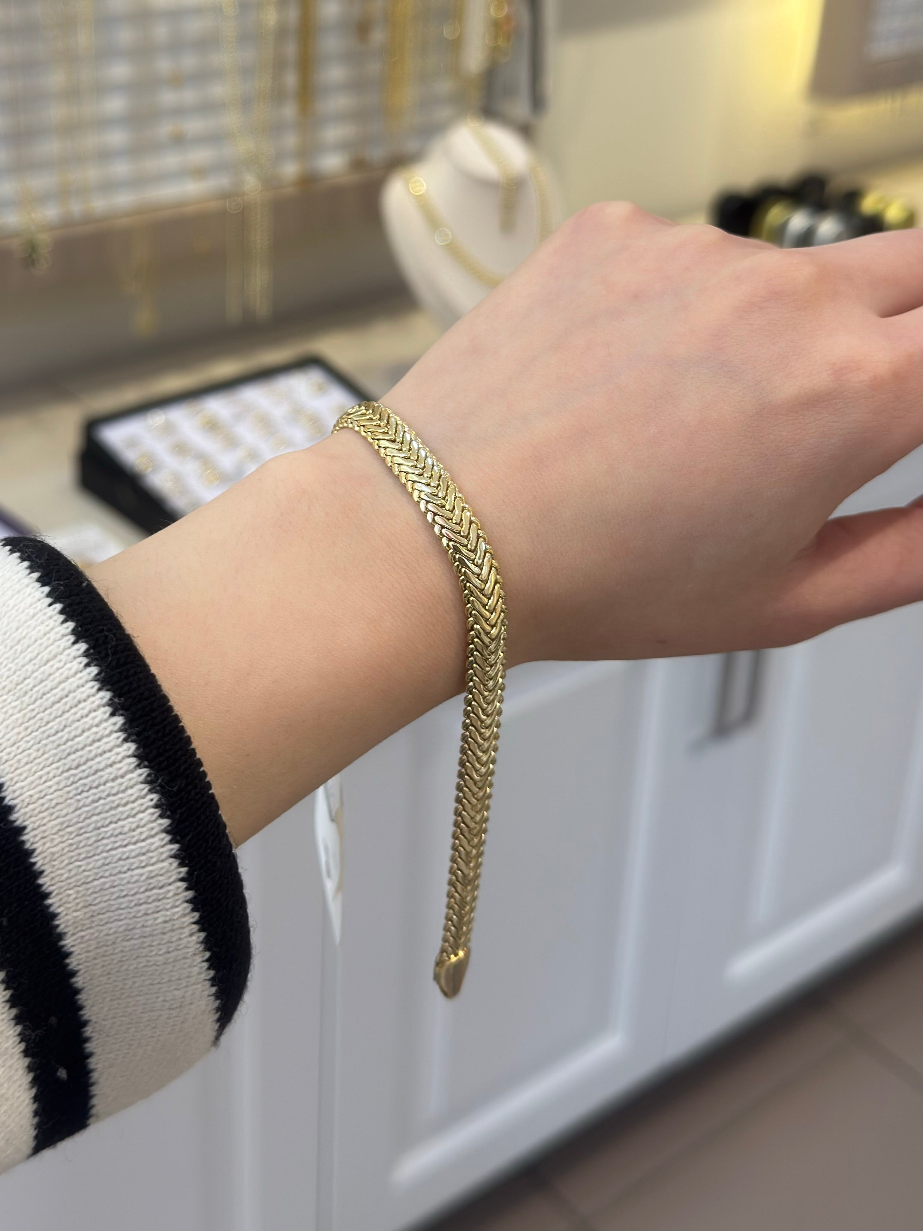 14K Xuping Çisel Model Bileklik