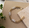 14K Xuping Oval Baget Bileklik
