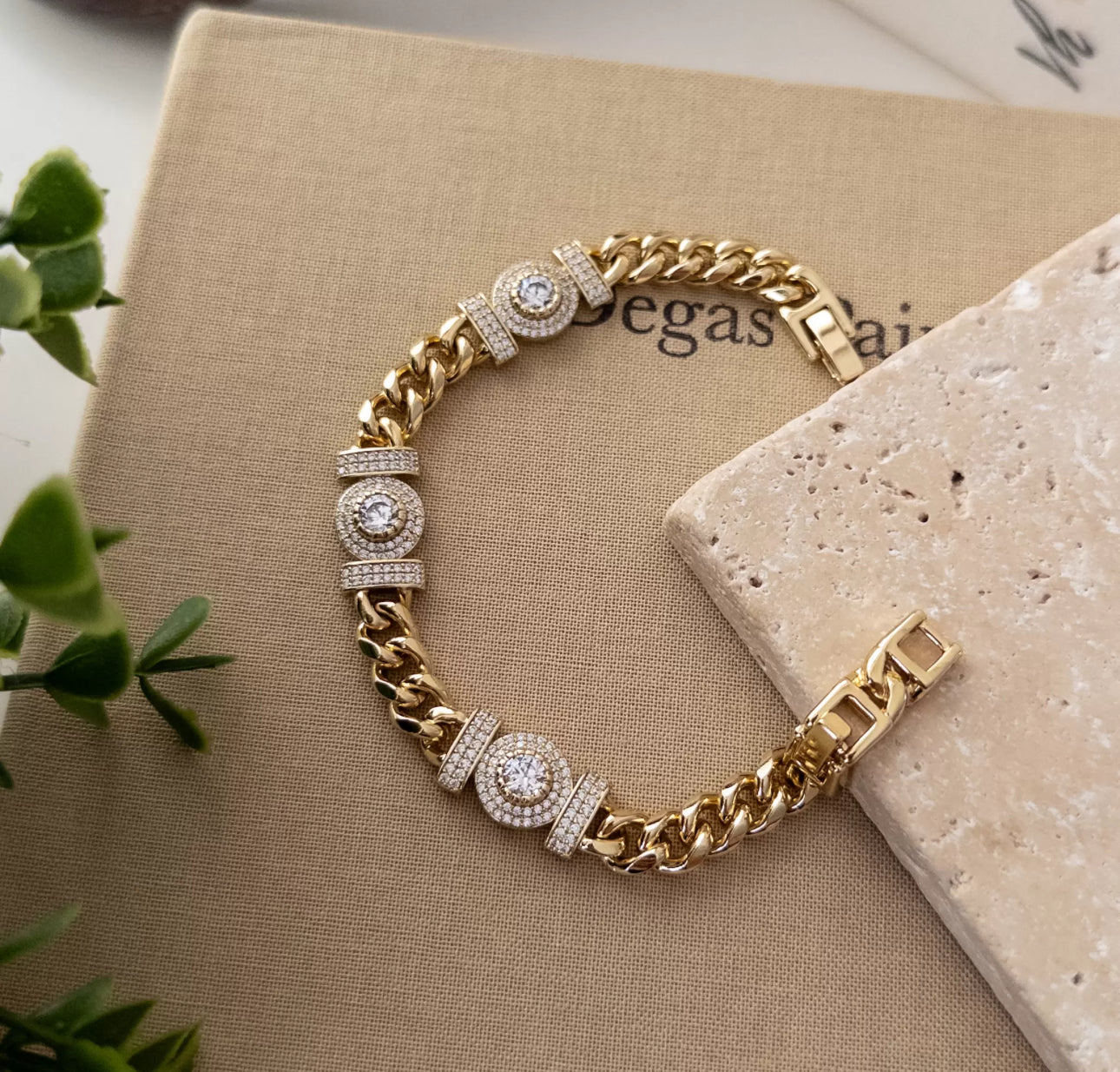 14K Xuping Oval Baget Bileklik