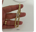 14K XUPİNG BAGET MODEL BİLEKLİK