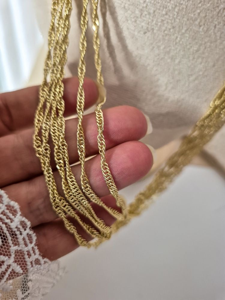 14 K XUPİNG SİNGAPUR MODEL KOLYE ZİNCİRİ