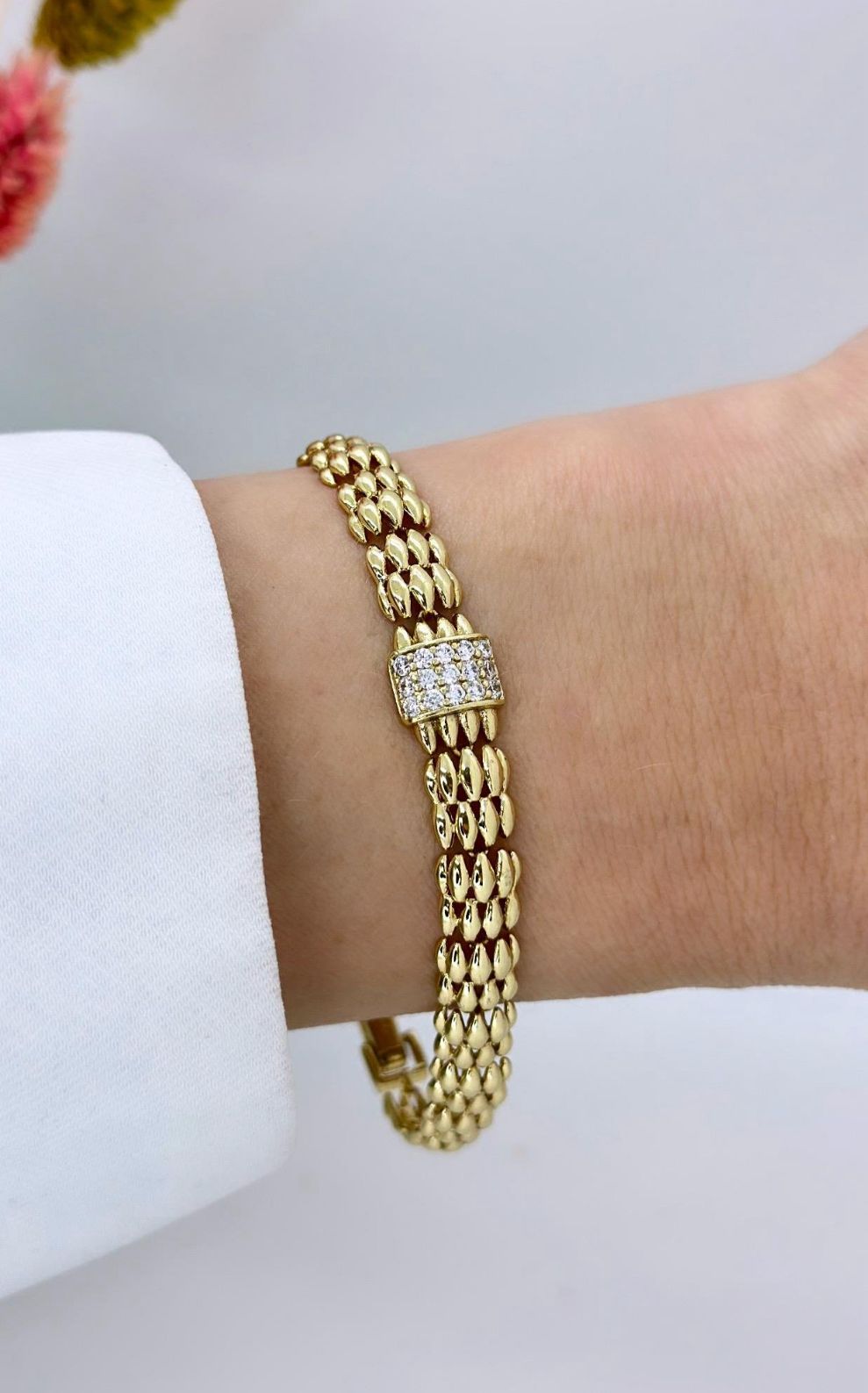 14K Xuping Hasır Bileklik