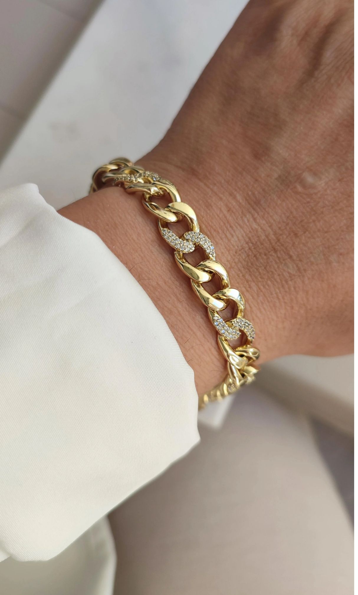 14K Xuping Gurmet Zincir Bileklik